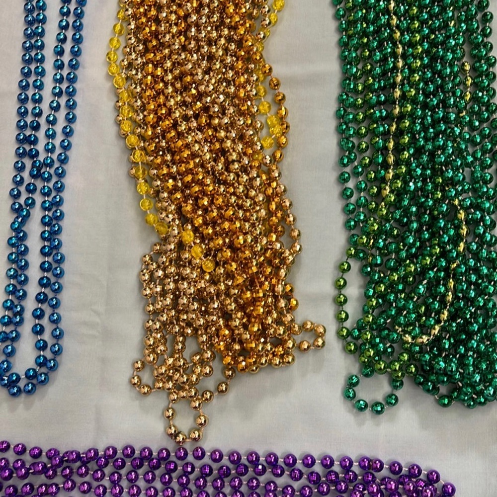 Mardi Gras Beads (40+ strands) - Picture 3 of 6